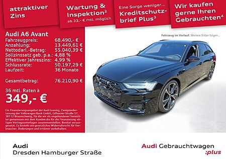 Audi A6 Avant 55TFSI S line qua. Nachtsicht Pano AHZV