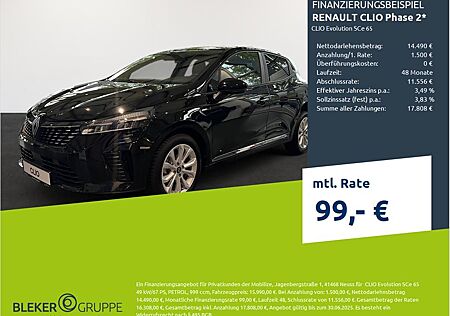 Renault Clio Phase 2 Evolution SCe 65