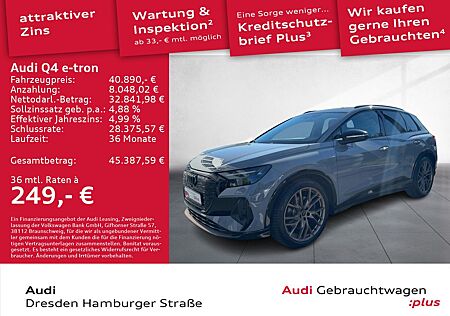 Audi Q4 e-tron 45 quattro edition S line AHZV Pano