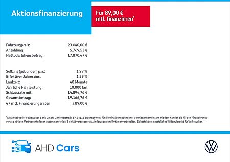 VW Taigo Volkswagen Life 1,0 TSI AHK LED ACC Kam