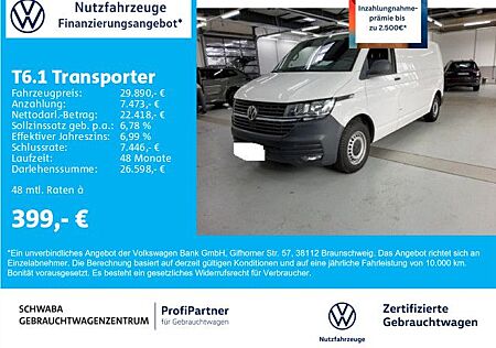 VW T6 Transporter Volkswagen T6.1 Transporter Kasten LR 2.0 TDI StdHz*8-fach