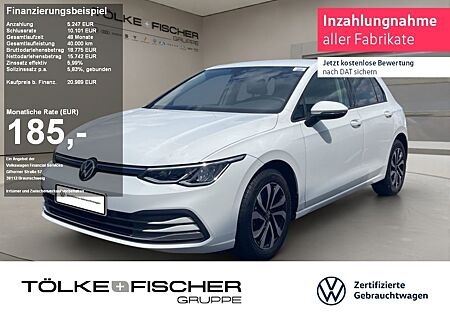 VW Golf Volkswagen VIII 1.0 TSI Active Virtual LM SHZ LED PDC