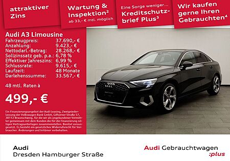 Audi A3 Limousine advanced 35 TFSI UPE 47.679,- €