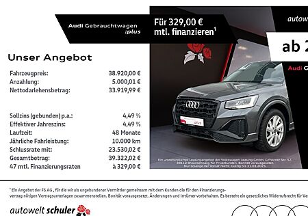Audi Q2 40 2.0 TFSI quattro S-tronic S-line RFK Navi