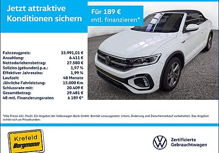 VW T-Roc Volkswagen Cabriolet 1.5 TSI R-Line AHK LED ACC NAVI