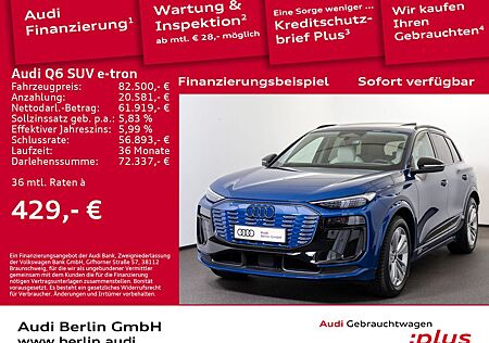 Audi Q6 e-tron Q6 SUV e-tron quattro