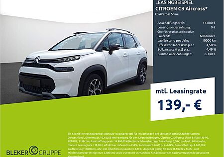 Citroën C3 Aircross PureTech 110 S&S Shine