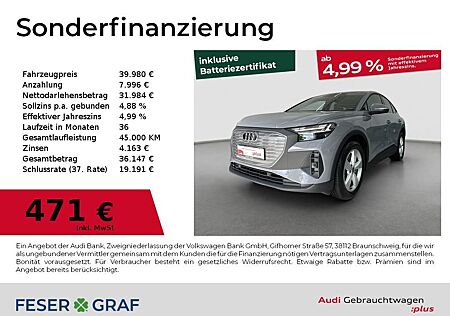 Audi Q4 e-tron Q4 Sportback e-tron 40 AHK Matrix Pano Navi