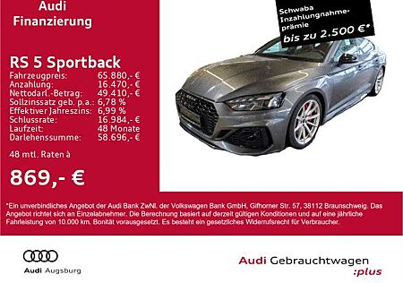 Audi RS5 Sportback 2.9 TFSI *V/max 280*PANO*B&O*19''*