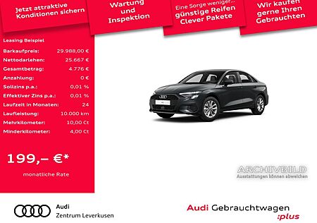 Audi A3 Limousine CARPLAY SHZ VIRT LED NAVI PDC