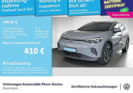 VW ID.4 Volkswagen Pro 210 kW Navi AHK Wärmepumpe uvm