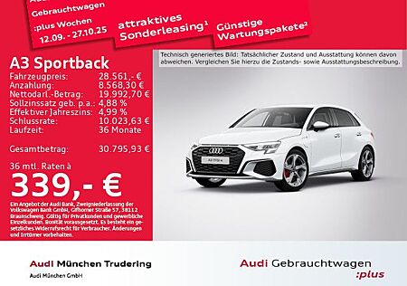 Audi A3 Sportback TFSI e S line