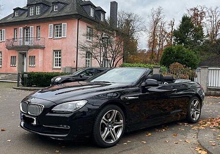 BMW 650i Sehr gepflegter Cabrio in Schwarz
