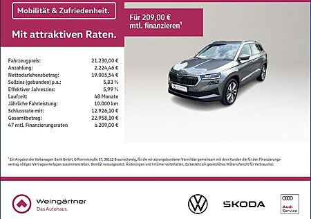 Skoda Karoq Style 2.0 TDI, AHK, Navi, Leder, Matrix LE