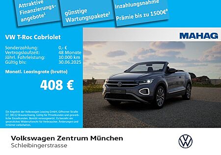 VW T-Roc Volkswagen Cabriolet 1.5 TSI GOAL LED+Navi Sportfwk P