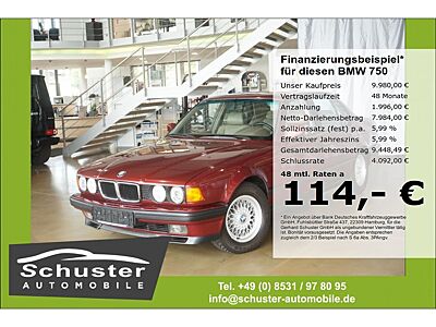 BMW 750 i Autom Liebhaberfahrzeug Klimaaut Schiebed.