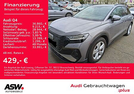 Audi Q4 e-tron Q4 S line 40 e-tron LED Navi RFK Pano Wärmepumpe