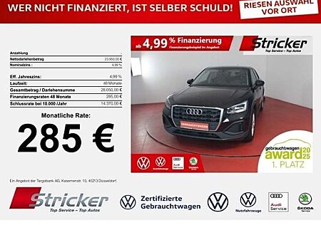 Audi Q2 35 1.5TFSI DSG 285,-ohne Anzahlung Kamera Sit