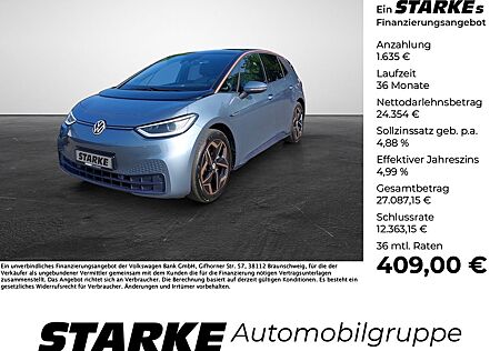 VW ID.3 Volkswagen Pro S Tour HeadUp Standheiz Navi LED Kamer
