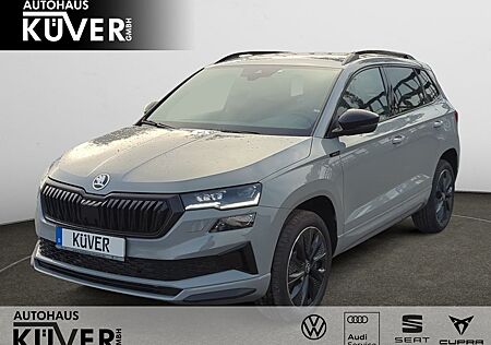 Skoda Karoq gebraucht kaufen Skoda Karoq Sportline 1,5 TSI DSG ACC+Matrix+AHK+Shzg.