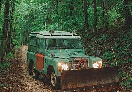 Land Rover Serie III 88, Schneepflug, H-Kennzeichen
