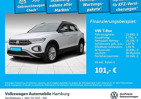VW T-Roc Volkswagen 1.0 TSI Life Standhzg Navi CarPlay Sitzhzg
