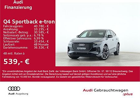 Audi Q4 e-tron Q4 Sportback 50e-tron82kW/h*2x S line*NAVI*PANO*