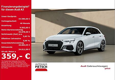 Audi A3 Sportback S line 35 TDI S tronic Matrix RFK A