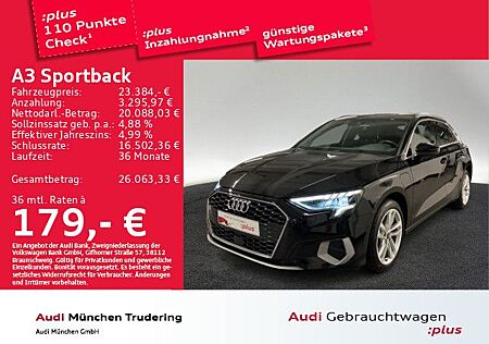 Audi A3 Sportback 40 TFSI e advanced S tronic MMI+ LE