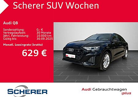 Audi Q8 45 TDI 360°KAMERA AHK MATRIX OPTIK SCHWARZ
