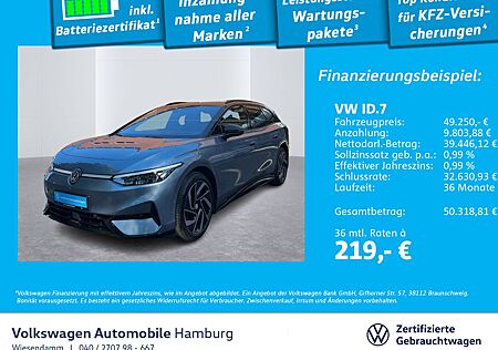 VW ID.7 Volkswagen Tourer Pro WÄRMEPUMPE/AHK/HUD/KAMERA/ACC