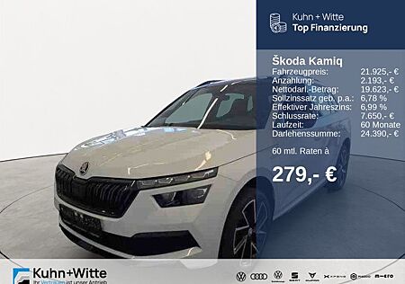 Skoda Kamiq 1.5 TSI Monte Carlo *Pano*LED*RFK*SHZ*Appl
