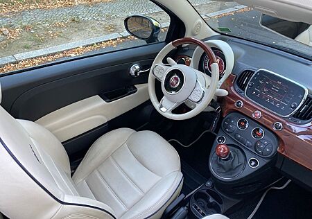 Fiat 500C 1.2 8V Riva Cabrio 1. Hand Scheckheft 51tkm