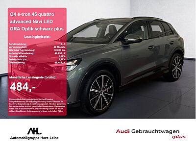 Audi Q4 e-tron 45 quattro advanced Navi LED GRA Optik