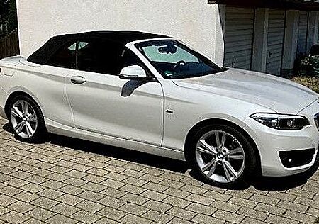 BMW 218i Cabrio Sport Line "Sommerfahrzeug"