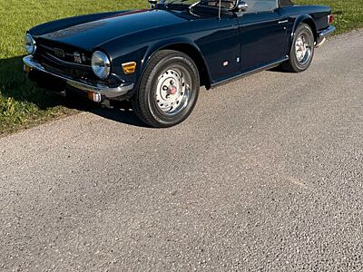 Triumph TR6 Top-Zustand, schöne Farbkombi