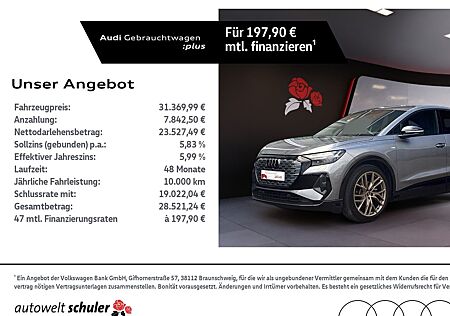 Audi Q4 e-tron Q4 Sportback e-tron 35 S-line EditionOne Navi Ma