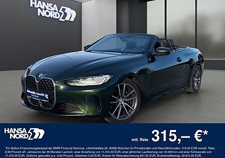 BMW 420d Cabrio LASER NAVI HUD MEMORY LEDER H/K 18"