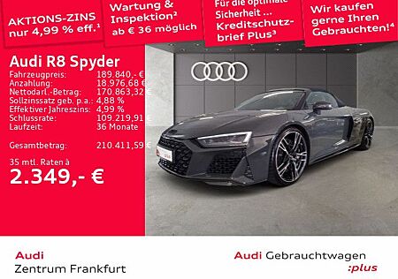 Audi R8 Spyder V10 performance quattro S tronic LED m