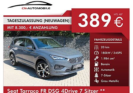 Seat Tarraco FR DSG 4Drive AHK #RATE ab 389,-€/Monat