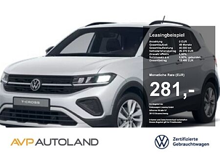VW T-Cross Volkswagen 1.0 TSI DSG GOAL | NAVI | AHK | LED |