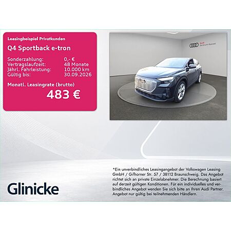 Audi Q4 e-tron leasen