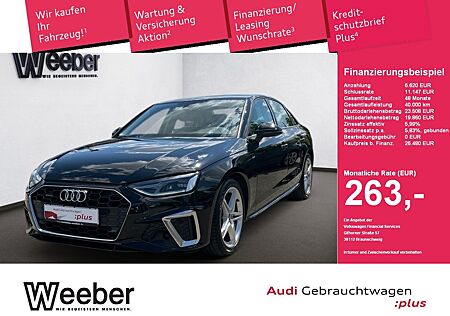 Audi A4 Lim. S line NAVI*LED*LEDER*KAMERA*LM*GRA LM