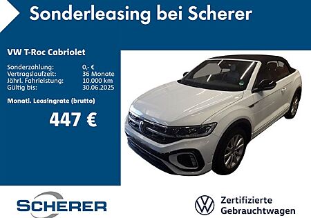 VW T-Roc Volkswagen Cabriolet R-Line 1.5 TSI, DSG, NAVI, AHK,