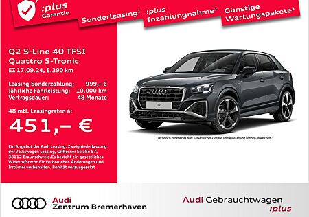 Audi Q2 S-LINE 40 TFSI QUAT S-TRON STANDH. RAUTEN AHK