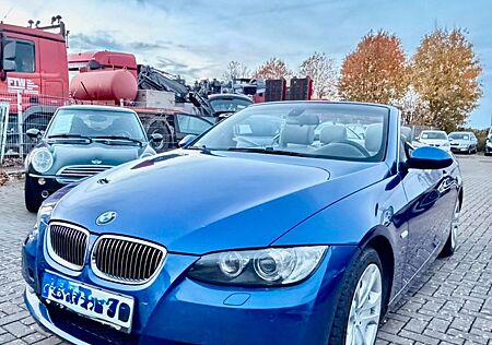 BMW 330d Cabrio Leder SHZ Klim Estoril Blau TÜV NEU
