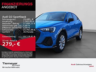 Audi Q3 Sportback 35 TFSI S LINE AHK eKLAPPE SOUNDSYS