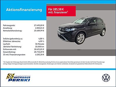 Volkswagen T-Cross 1.0 l TSI Energy AHk, KLIMA, NAVI, RÜCKF