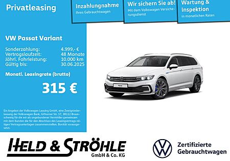 VW Passat Variant Volkswagen GTE 1.4 eHybrid DSG IQ NAV AHK 18