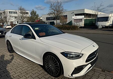 Mercedes-Benz C 200 2X AMG PANO 360KAMERA HUD LEDER EL.SITZE